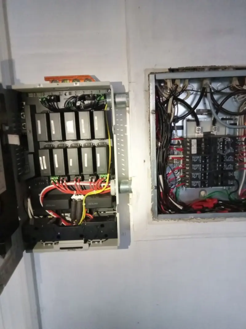 Electrical panel upgrade completed for Security Camera Wiring in Mechanicsburg